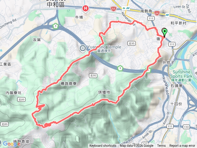 烘爐地登山步道o型