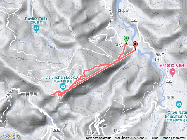 樟空崙山六連峰