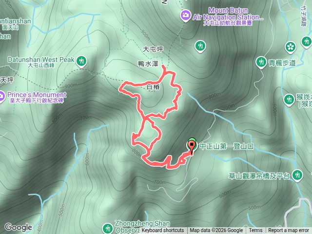 中正山步道-大屯南峰-小屯山預覽圖