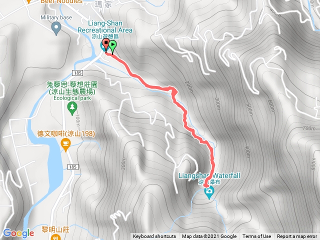 110/12/01涼山瀑布步道