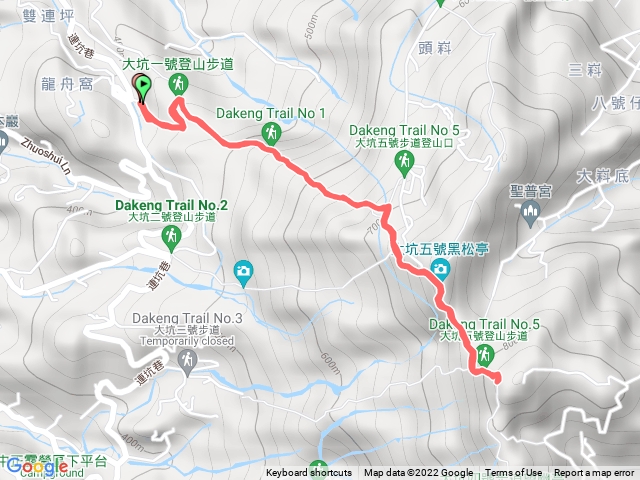 大坑No.1步道111年1月11日