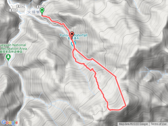 20201107 雲森瀑布-卡保山-逐鹿山前下切