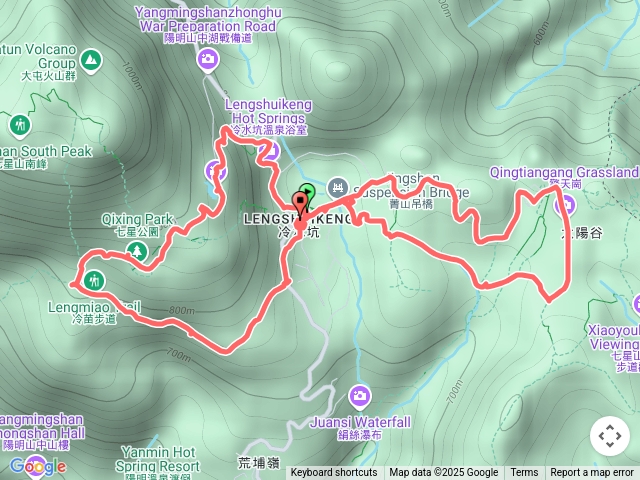冷水坑-夢幻湖-冷苗步道-冷水坑-冷擎步道-擎天崗-冷水坑