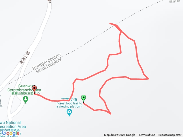 山椒魚雲霧步道