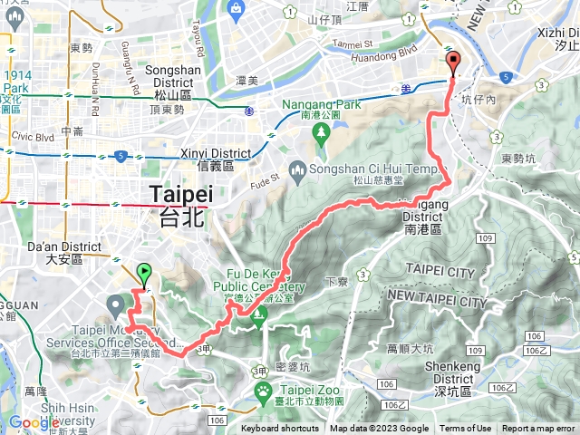 台北大纵走 九五峰 