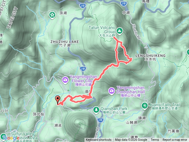 草山行館～七星主東峰