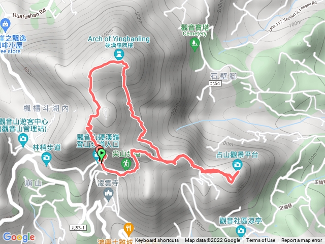 觀音山_盤絲_尖山_北橫_硬漢嶺