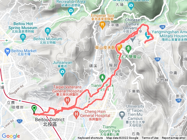 天母水管步道