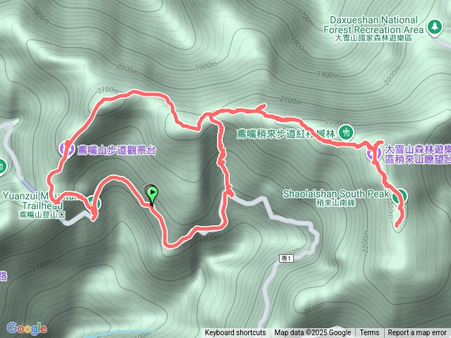 鳶嘴山+稍來山預覽圖