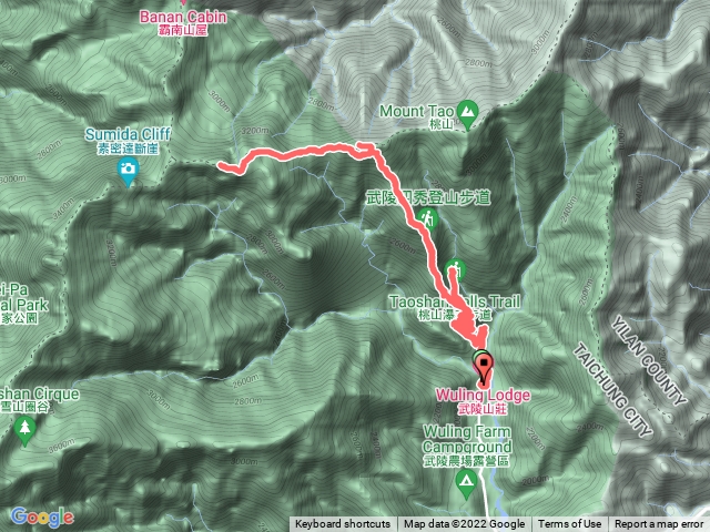 池有山、品田山、桃山瀑布