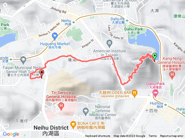 大湖公園-白鷺鷥山-內湖國中