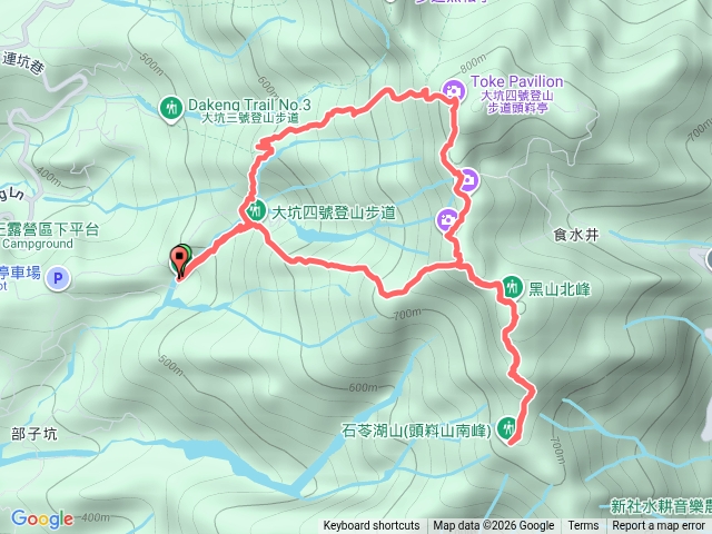 大坑4號步道頭嵙山石苓湖山黑山-包毛登山2026-04-29預覽圖