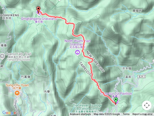 【任務一】2025臺北大縱走臺北大縱走第三段：小油坑至風櫃口20250403165744