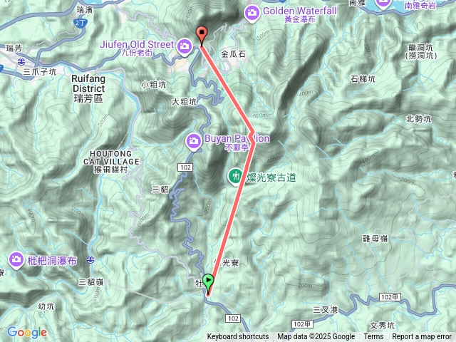 牡丹車站-燦光寮古道-我燦光寮山-半屏山-茶壺山-勸濟堂