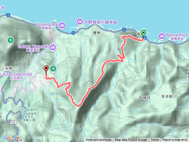 劍龍陵、381峰、555峰、鋸齒陵、龍頭、愛心碎石坡、無耳茶壺山預覽圖