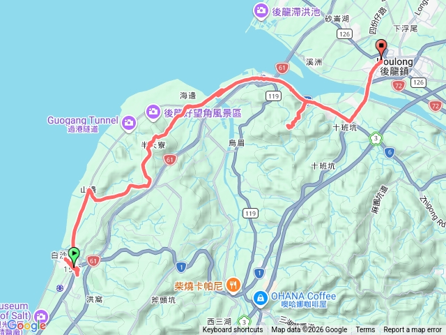 白沙屯山.崎頂山.公司寮山