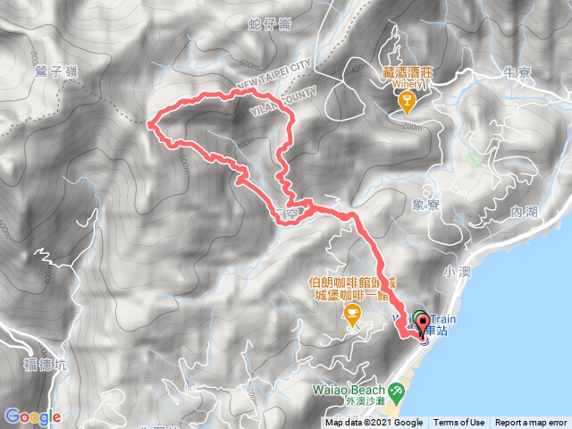 外澳連走石空古道