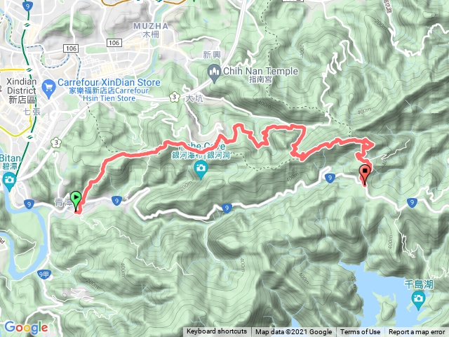 大香山經草湳往二格山