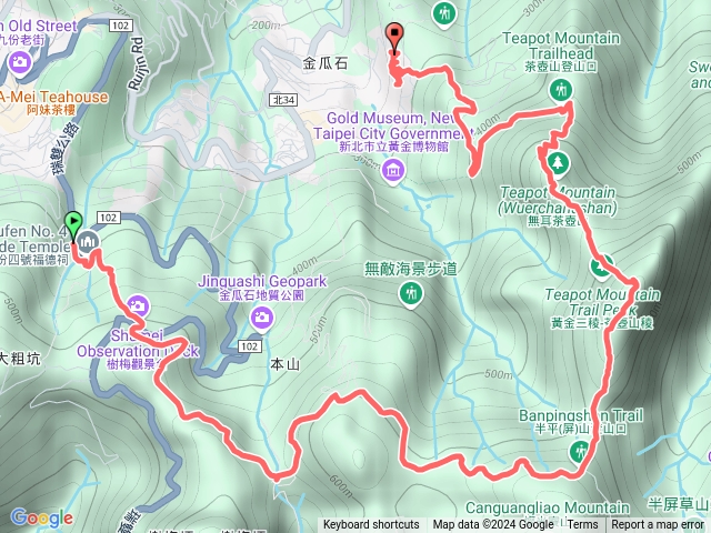 半屏山-劍齒山-茶壺山預覽圖