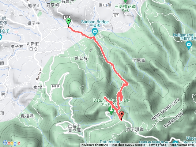 新北市三芝二子坪 大屯溪古道菜公坑瀑布 反經石20220915