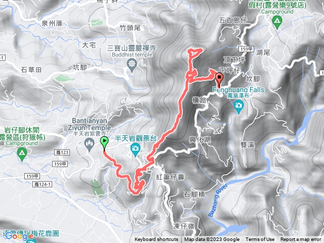 2023-2-16 半天岩山，烏心石山，鳩州嶺，尖凍山縱走