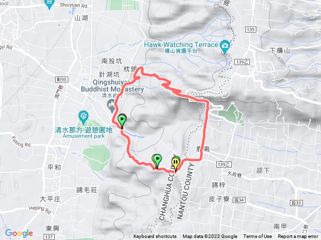 20221026＿十八彎古道環走長青自行車道（快走模式）