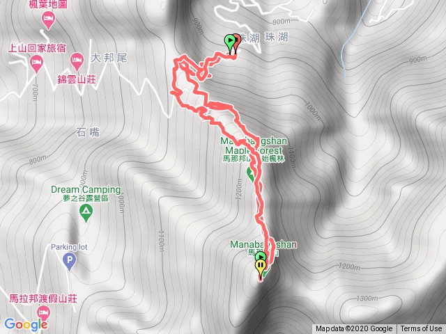20201227馬拉邦山珠湖登山