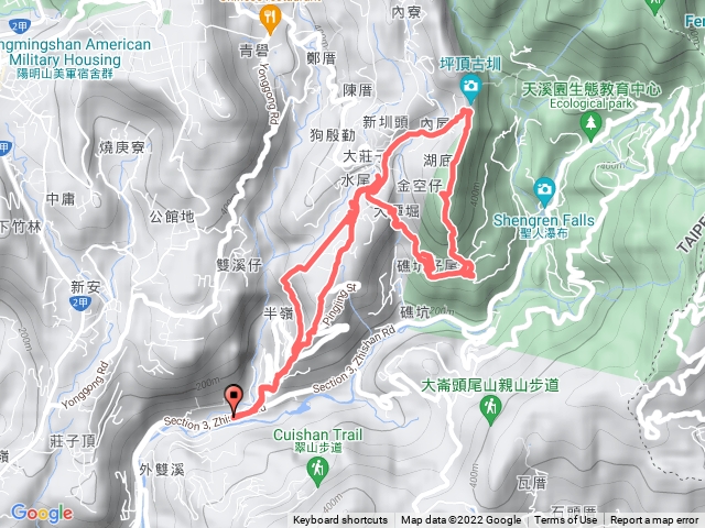 平菁步道大坪尾鵝尾山平溪步道溪山百年古圳