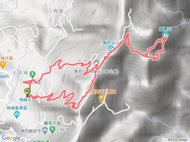 梅峰古道、獵鷹尖、伍龍