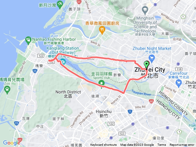 Joe想分段分時徒步環島（住家附近熱身） 2023/09/14