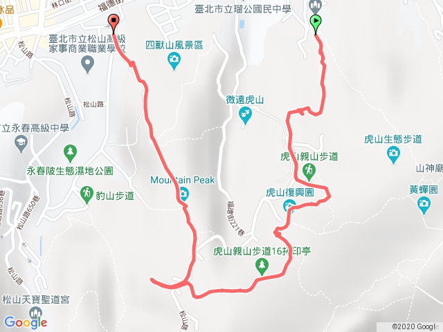 虎山-慈惠堂進，吉福宮出