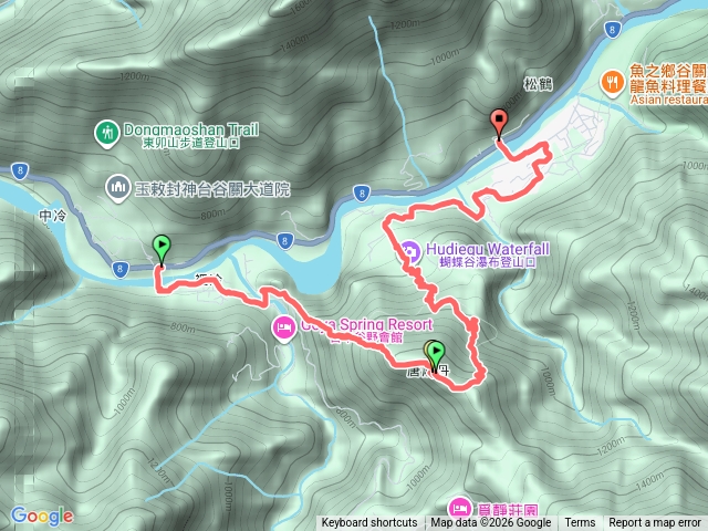 唐麻丹山/裡冷到松鶴（公車專用）