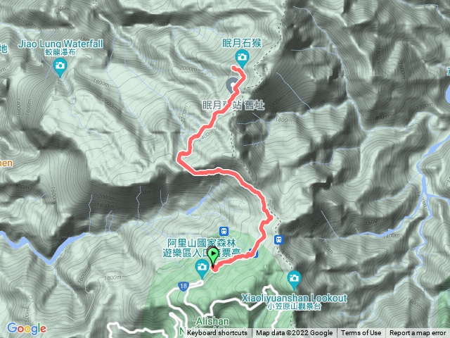 阿里山 眠月線步道