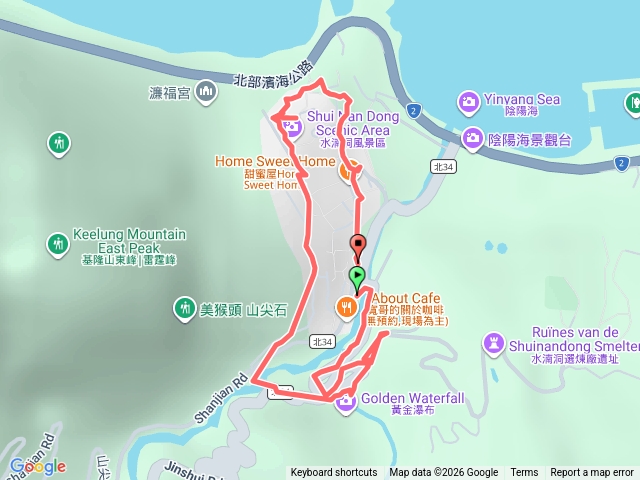 水湳洞慢遊（黃金瀑布-濂洞國小-遊客中心）