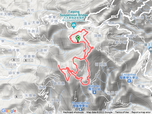 尋訪台灣堡圖裡的紅南坑山：紅南坑山、觀音石山、阿拔泉山、大巃頂、龜山