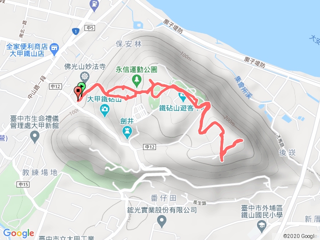 大甲鐵砧山步道