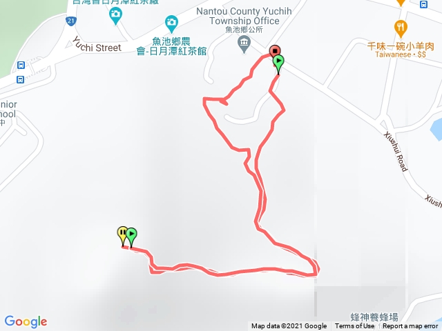 魚池尖登山步道