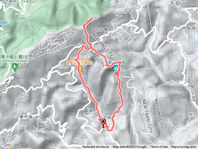 🔺台北/汐止、基隆/友蚋山南峰➡️三鄉界山➡️友蚋山➡️新山➡️新山東稜➡️夢湖（O繞）