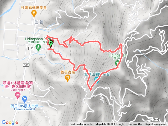 笠頂山 三號登山口