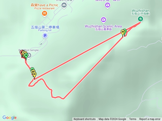 竹東五指山來回預覽圖