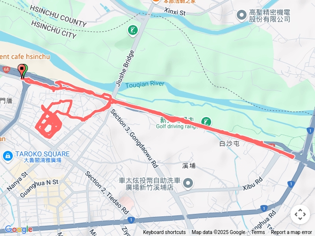 舊社國小-頭前溪左岸68橋下