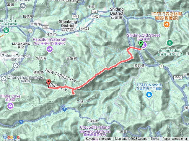 石碇→筆架山→二格山→草湳