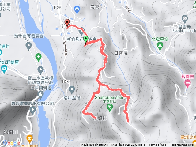 水頭排山 但沒有到達三角點