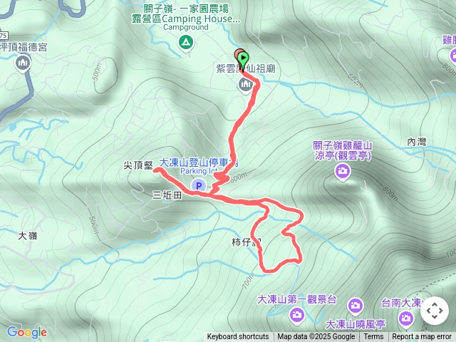 大凍山-雞籠山步道小O繞順檢黃牛山