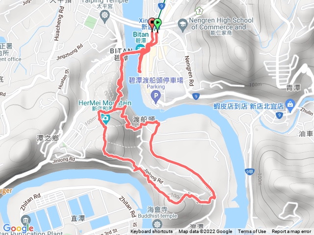 新店灣潭山、碧潭山連走1110305
