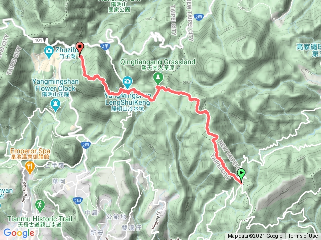 2021年臺北大縱走：尋寶任務臺北大縱走第三段：小油坑至風櫃口202102161413