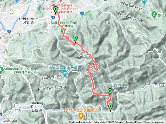 20191228姑娘山，雞冠山，松柏崎山，九層坪山，四分子尾山