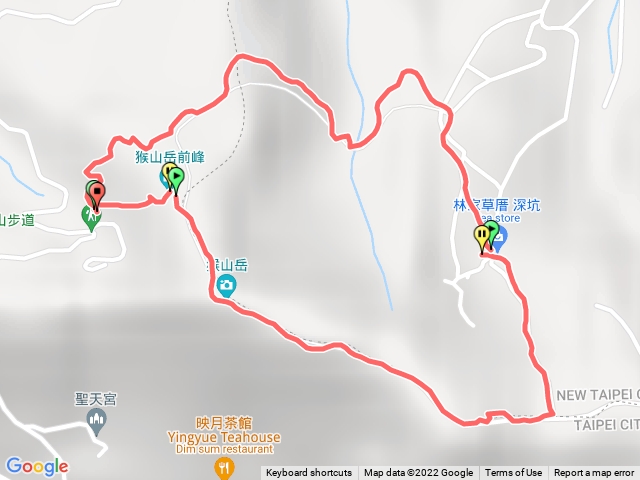 猴山岳前峰>林家草厝 O型