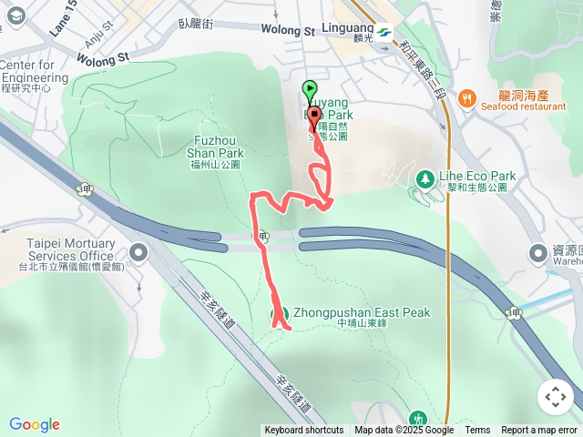 富陽公園至中埔山東峰