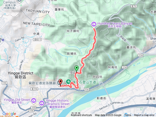 鶯歌孫龍步道至大榕樹